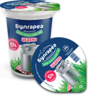 Strained yogurt with 10% fat content