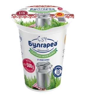 Yogurt with 4,5% fat